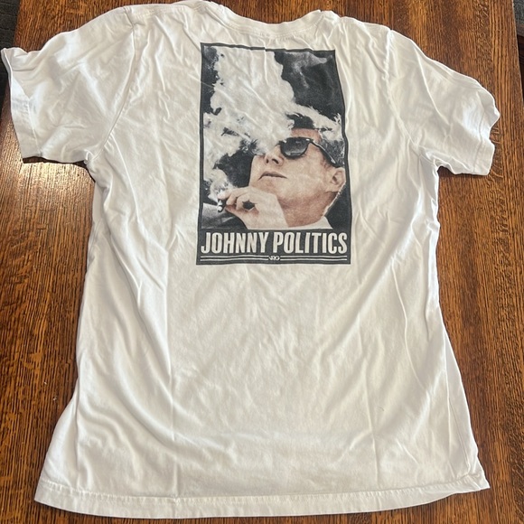Rowdy Gentleman JFK Johnny Politics Tee Shirt No Tags Men’s L See measurements - Picture 3 of 15